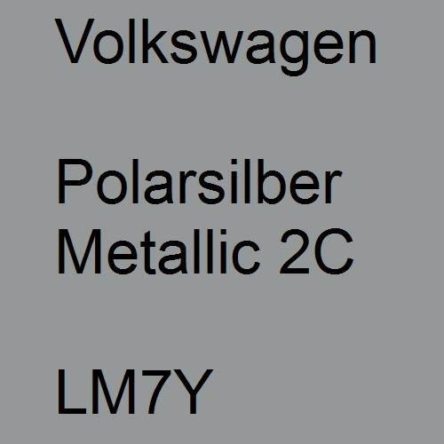 Volkswagen, Polarsilber Metallic 2C, LM7Y.